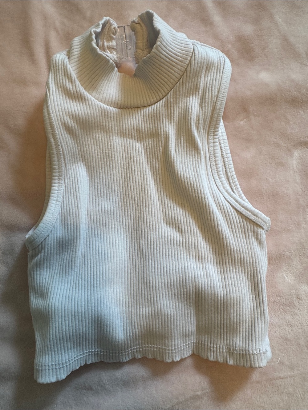 Girls Tiger Friday Ribbed Cropped Tank Top - Like New CM
